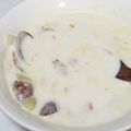 ヨシヨッシー's cooksnap of when they made クラムチャウダースープ☆子どもが喜ぶ牛乳.
