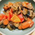 Reinaxoxo's cooksnap of when they made 豚肉＆茄子＆ピーマンのピリ辛味噌マヨ炒め.