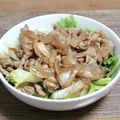 そうそうマスター's cooksnap of when they made 新キャベツたっぷり♡豚肉のしょうが焼き丼.