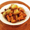 ｊｏｃｏｍｏｍｏｌａ's cooksnap of when they made 厚揚げとじゃがいものそぼろ炒め.