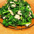 はーくんごーごー's cooksnap of when they made のらぼう菜とベーコンの炒め物☆.