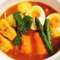 虎徹のママ's cooksnap of when they made 鶏もも肉のスープカレー.
