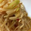 yumeクック's cooksnap of when they made レンジで3分☆もやしとネギのピリ辛ナムル.