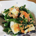 τомоко's cooksnap of when they made 菜の花と卵のツナマヨ和え.