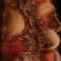 みゅーたん1113's cooksnap of when they made トマト缶でトマトすき焼き　.