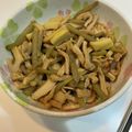 initiation's cooksnap of when they made 【家庭の味】つわぶきと新たけのこの煮物♪.