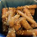 ヨッチこ's cooksnap of when they made 呑みたくなるなる甘辛ゴボウ.