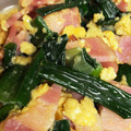 みさうさぎ's cooksnap of when they made 新玉ねぎの葉とベーコンの卵とじ.