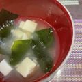 ゆず＆ほま＆ちこ's cooksnap of when they made 焼肉屋さんのわかめスープ♪♪お豆腐入り♪.