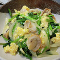 野菜大好きミーバ☆'s cooksnap of when they made ほうれん草とベビーホタテのとろ～り卵炒め.
