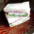 チコリママ's cooksnap of when they made ハムとカッテージチーズのサンドイッチ.