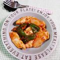 めぐ＊ぴぃ's cooksnap of when they made ＊厚切り豚肉とピーマンのケチャップ炒め＊.