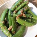 こうたろうのお母さん's cooksnap of when they made スナップえんどうのガーリック炒め.