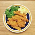 コムギ大好き's cooksnap of when they made 鶏胸肉のカレーチーズスティックフライ.
