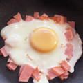 緑の人魚's cooksnap of when they made いつもと違うハムエッグ♫.