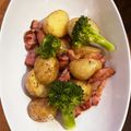 クック4QSH31☆'s cooksnap of when they made 新じゃがとベーコンの炒め物.
