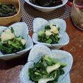 ひっこ's cooksnap of when they made のびるとワカメの辛子味噌和え.