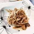 knkmym's cooksnap of when they made シャキシャキごぼうの簡単ナムル.
