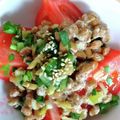 xyzクック's cooksnap of when they made トマトにら玉ねぎ納豆和え☆美容＆健康♪.