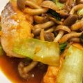 ああーちゃｎ's cooksnap of when they made 鮭としめじとちんげん菜の和風ソース炒め.