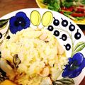 あり彩ママ's cooksnap of when they made 新玉ねぎごはん　簡単　時短　ピラフ.