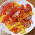 ポニーリボン's cooksnap of when they made お弁当にも☆簡単ハム＆パプリカ炒め.
