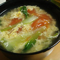 マナメッコ's cooksnap of when they made 青梗菜とトマトの中華風たまごスープ.