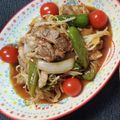 ィクラちゃん's cooksnap of when they made ラム肉のチリソース炒め.