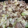 あおちゃんすの部屋's cooksnap of when they made 豚肉としめじのねぎポンチーズ炒め.