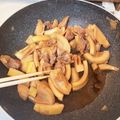 Azuzu☆'s cooksnap of when they made タケノコと鶏もも肉の甘辛煮.