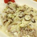 えり｡˚✩'s cooksnap of when they made 牛乳たっぷり！ホワイトポークストロガノフ.