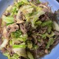 ＭＩ−ＳＡＮ's cooksnap of when they made 白米すすむ！簡単基本の牛肉とキャベツ炒め.