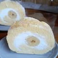 Lilomama's cooksnap of when they made バナナのビスキュイロールケーキ※動画あり.