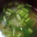 ヨシヨッシー's cooksnap of when they made かぶの葉と大根の白味噌汁(妊婦さんにも).