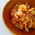 まりまりらむね's cooksnap of when they made 食欲増す〜〜◎豚キムチ炒飯.