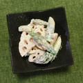コムギ大好き's cooksnap of when they made れんこんと春野菜の柚子胡椒ごま風味.