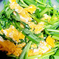 心幸☆koyuki☆'s cooksnap of when they made 空芯菜と卵の炒めもの.