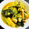 J_son's cooksnap of when they made 小松菜と油揚げの煮浸し☆ホットクック.
