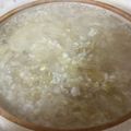 papikun's cooksnap of when they made 10分☆キャベツと大根のふんわり卵おじや.