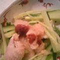 ☆海ママ☆'s cooksnap of when they made 鶏皮ときゅうりの梅肉ポン酢.