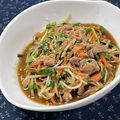 ちー（・＿・）'s cooksnap of when they made ご飯がすすむ♪豚ニラもやしの中華炒め.