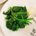こーやんたん's cooksnap of when they made ほうれん草のソテー（付け合せ）.