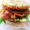 chako106HM's cooksnap of when they made ランチに☆簡単ライスバーガー♪.