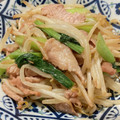クックM6DK2O☆'s cooksnap of when they made 簡単！豚肉ともやしと小松菜の炒め物.