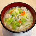 モミ太くん's cooksnap of when they made キャベツたっぷり♪あったかコク旨塩うどん.