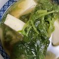 ちゃぎー's cooksnap of when they made 豆腐×ほうれん草・えのきの味噌汁♪.