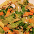 himhima72's cooksnap of when they made 小松菜としめじのじゃこ炒め.