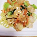 クックCGH05P☆'s cooksnap of when they made めんつゆで作る！あんかけ焼きそば.