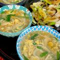 ルぴあ's cooksnap of when they made 長葱ニラとなめたけのスープ♬.