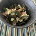 mayuまゆ56's cooksnap of when they made 大人飯♪「生山葵（わさび）丼」.